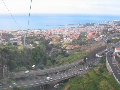View back from gondola