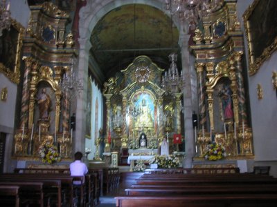Inside Church of Socorro
