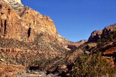 The road to Zion-Mount Carmel Tunnel