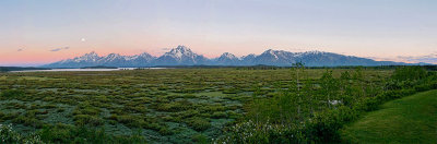 Teton Range at dawn