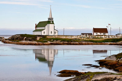 A church in Newtown, on Antles Island
