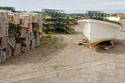 Lobster traps, Musgrave Harbour