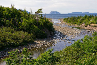 On the south shore of the Humber Arm, west of Corner Brook
