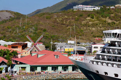 The Charlotte Amalie cruise terminal