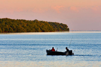 Fishing off Flamingo