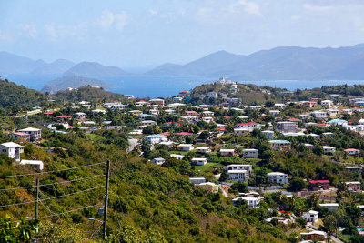 Looking across to St John, US Virgin Islands