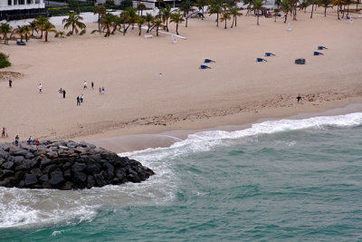 Beach off Harbour Isles