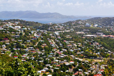 Looking across to St John, US Virgin Islands