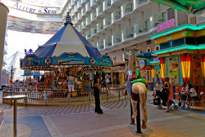 The carousel on the Boardwalk - Deck 6