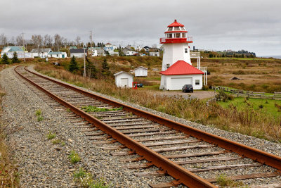 A lighthouse house