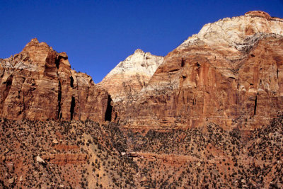 On the road to Zion-Mount Carmel Tunnel