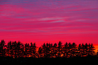 Sunset, north of Summerside