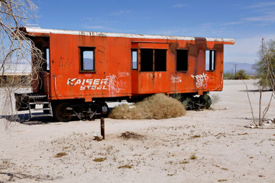 Old caboose at Desert Center