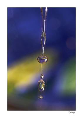 Blue tap drops