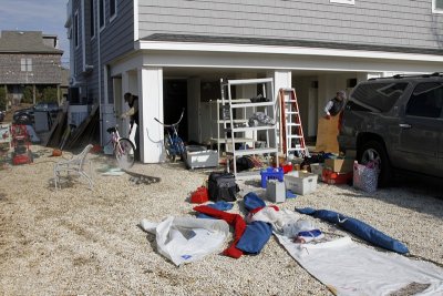 12.  Cleaning stuff off.