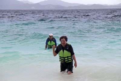 To shore