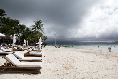 Lounge chairs, White Beach, Boracay