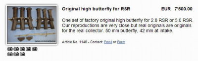2.8 RSR High Butterfly OEM - ElevenParts Euro 7300 - Photo 1