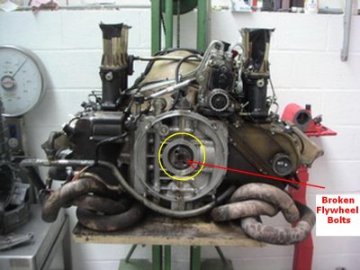 Broken Flywheel Bolts in RSR Crankshaft