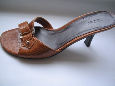 fake alligator sandal
