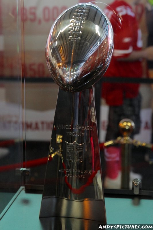 Super Bowl XIX trophy