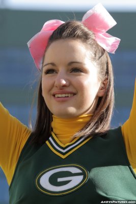 Green Bay Packers cheerleader