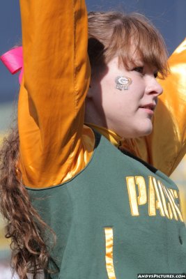 Green Bay Packers cheerleader