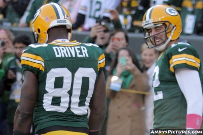 Green Bay Packers WR Donald Driver & QB Aaron Rodgers