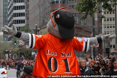 San Francisco Giants mascot Lou Seal