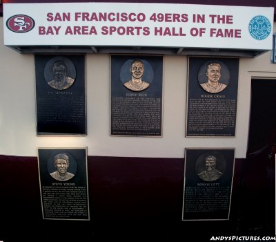 49ers in the Bay Area Sports Hall of Fame