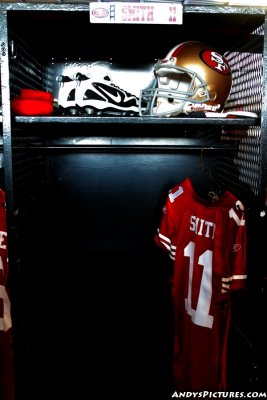 Alex Smith's locker