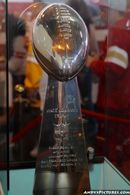 Super Bowl XVI trophy