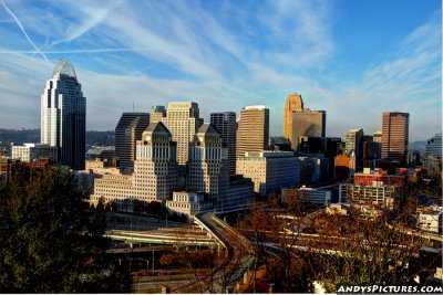 Downtown Cincinnati from Mount Adams