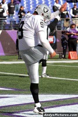 Oakland Raiders punter Shane Lechler