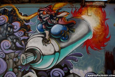 Graffiti mural