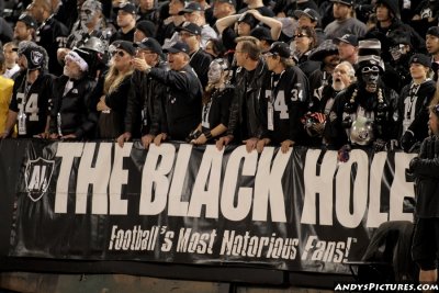 Oakland Raiders fans - The Black Hole