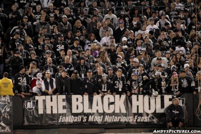 Oakland Raiders fans - The Black Hole