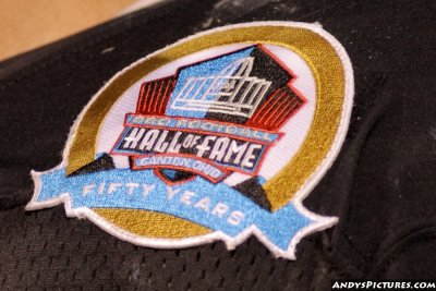 Pro Football Hall of Fame 50th Anniversary patch