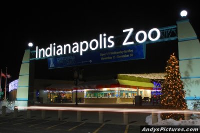 Indianapolis Zoo at Night