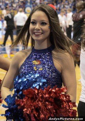 Kansas University cheerleaders