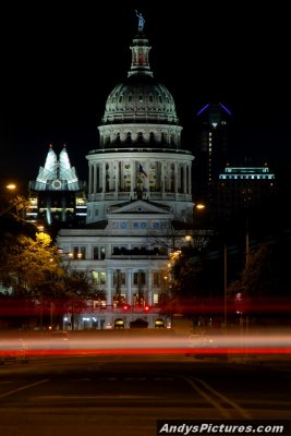 Texas State Capital at Night