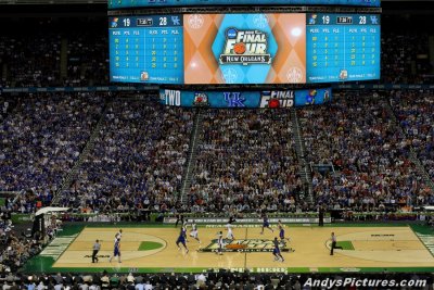 2012 Final Four title game - Kansas vs. Kentucky