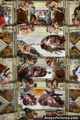 Ceiling of the Sistine Chapel - Vatican City
