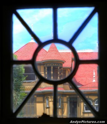 A window into the Winchester House