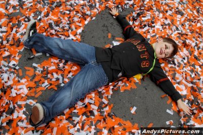 Confetti Angel - San Francisco Giants World Series Champs!