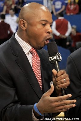 CBS Sports announcer Greg Anthony
