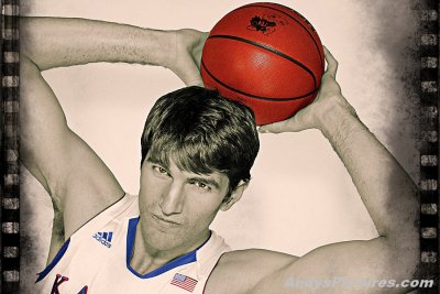 Kansas Jayhawks center Jeff Withey