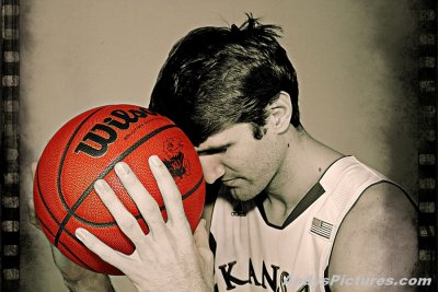 Kansas Jayhawks center Jeff Withey