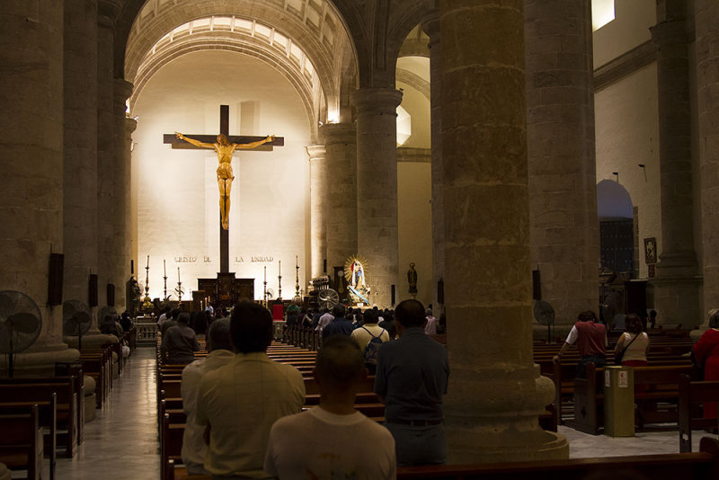 Inside the Mérida Cathedral