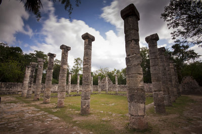  Columns, Templo de los Guerreros (Temple of the Warriors)